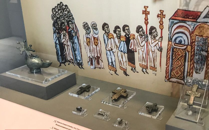 The Byzantine collection at Pyrgos Archaeological Museum