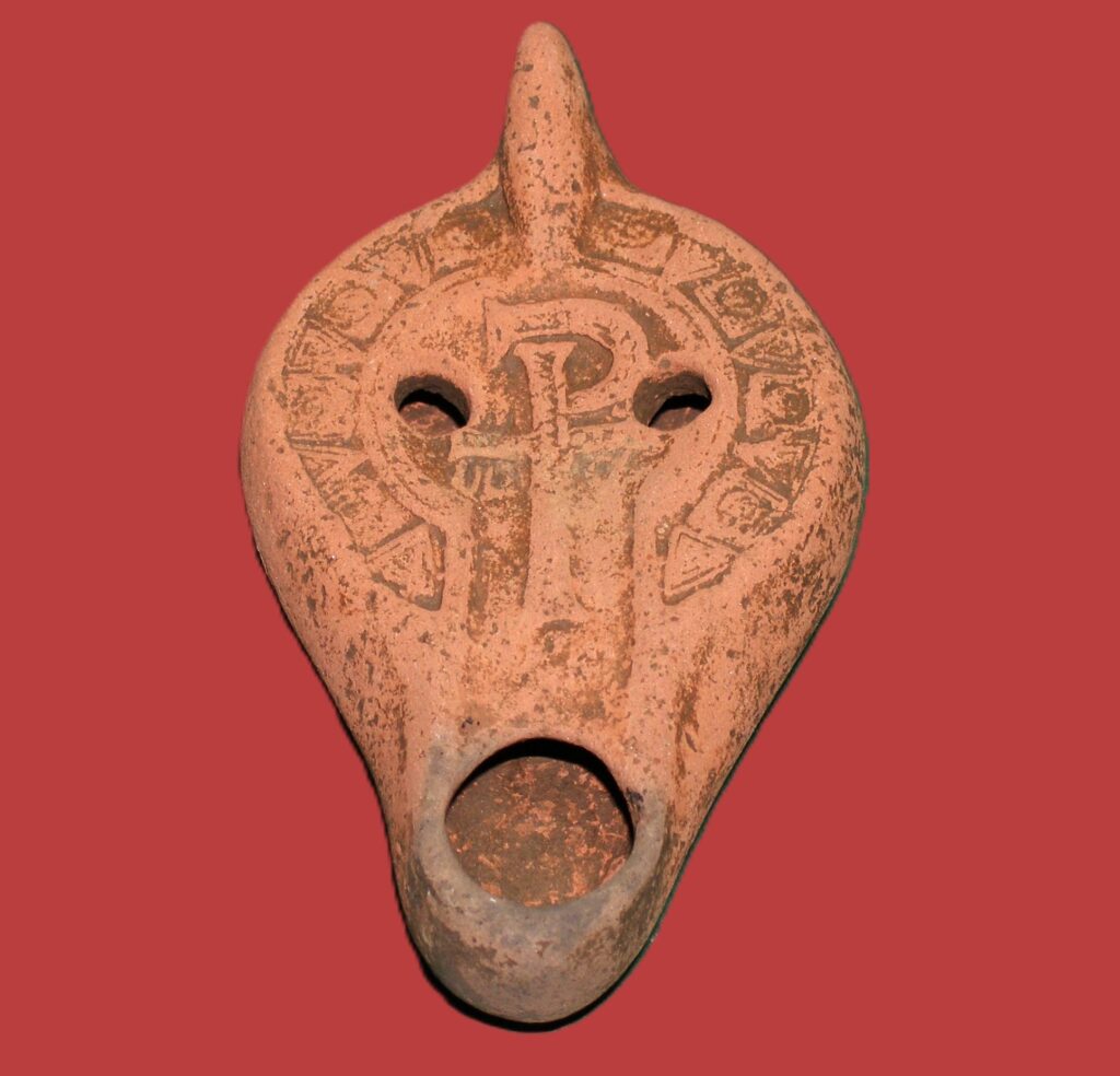 Early Christian lamp