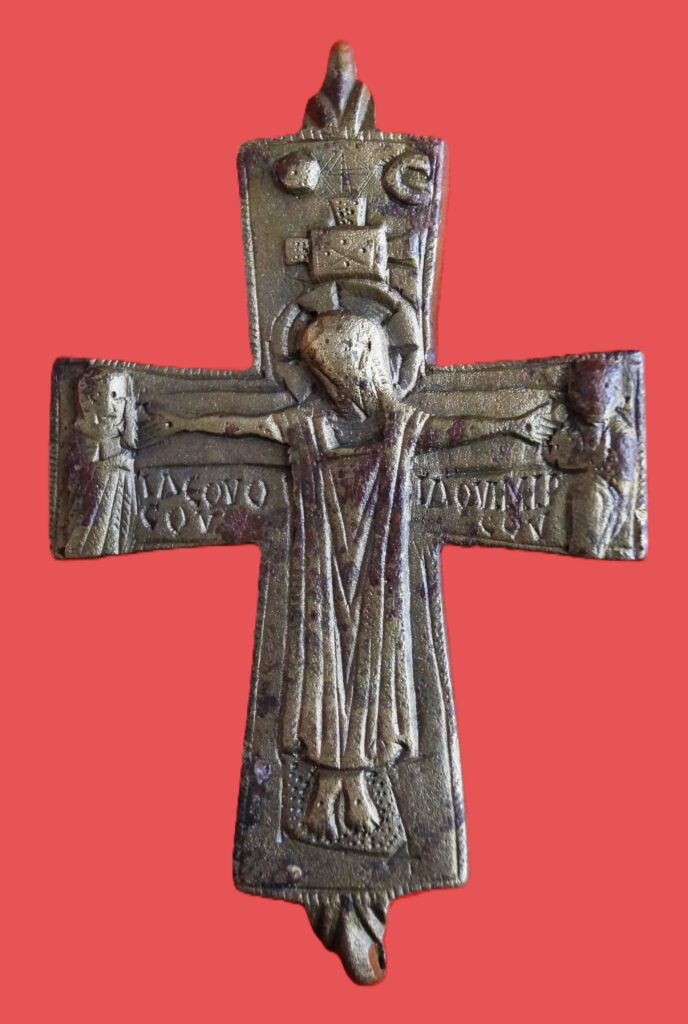 Bronze reliquary cross