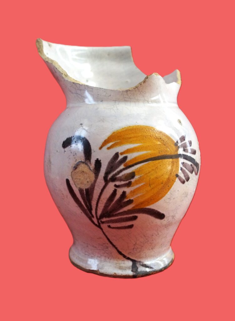 Glazed jug